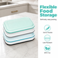 🥗🧺 Plus de 45 000 vendus ! Boîte à déjeuner en silicone – Couvercle sécurisé anti-fuite, corps flexible et léger, le lunch box sain et incassable pour le bureau 🌿🍱