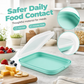 🥗🧺 Plus de 45 000 vendus ! Boîte à déjeuner en silicone – Couvercle sécurisé anti-fuite, corps flexible et léger, le lunch box sain et incassable pour le bureau 🌿🍱