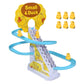 🦆✨ Petit canard qui monte les escaliers – Jouet électrique amusant, couleurs vives, parfait pour éveiller bébé et le faire rire aux éclats 🎶🧸