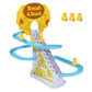 🦆✨ Petit canard qui monte les escaliers – Jouet électrique amusant, couleurs vives, parfait pour éveiller bébé et le faire rire aux éclats 🎶🧸