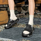 👟🌊 Sandales EVA 2-en-1 pour homme – Bride talon convertible, design ajouré respirant, semelle massage ultra-confort ☀️💪