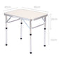 🪑✨ Table pliante portable multi-usages – Montage express, légère et robuste, idéale pour l’intérieur, le camping ou les repas en terrasse 🌿🏕️