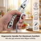 🔧🍴 Ciseaux multi-usages renforcés – Découpe os, arêtes, légumes et ouvre bouteilles, structure robuste anti-corrosion, l’outil tout-en-un qui simplifie chaque recette 🍷🐟