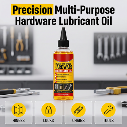 📢📢50% DE RÉDUCTION !! ⏰🔧 Huile Lubrifiante Polyvalente 4-en-1 – 30 ml – Anti-Rouille & Anti-Grincement for Charnières, Cadenas, Vélo & Outils