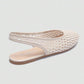 🌸👡 Sandales à bride arrière tressées – Détail chic, talon plat confortable, parfaites pour le bureau comme pour le week-end ☀️👜