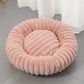 🐱💤 Panier rond apaisant ultra-doux pour chat et chien – Bordure surélevée, nid douillet parfait pour des siestes sereines 🐶☁️