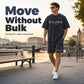 🧘‍♂️👖 Pack t-shirt + short décontracté – Tenue complète sans prise de tête, toucher doux, silhouette cool et décontractée 🌊😎