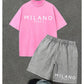 🧘‍♂️👖 Pack t-shirt + short décontracté – Tenue complète sans prise de tête, toucher doux, silhouette cool et décontractée 🌊😎