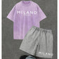 🧘‍♂️👖 Pack t-shirt + short décontracté – Tenue complète sans prise de tête, toucher doux, silhouette cool et décontractée 🌊😎