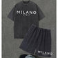 🧘‍♂️👖 Pack t-shirt + short décontracté – Tenue complète sans prise de tête, toucher doux, silhouette cool et décontractée 🌊😎