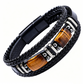 📢📢50% DE RÉDUCTION !! ⏰ Bracelet en Cuir Vintage Tressé Multi-Rangs – Pierre Œil-de-Tigre & Design Ergonomique for un Look Rustique et Polyvalent 📿✨
