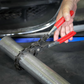 🔧🔩 Pince coupe-tuyau à chaîne en acier – Coupe nette et précise, construction robuste, idéale pour les échappements, tubes cuivre et PVC 🚗💨