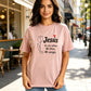 💬👚 T-shirt femme à message imprimé – Coton doux, coupe droite décontractée, l’indispensable pour un look effortless au quotidien 🌸👖