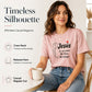 💬👚 T-shirt femme à message imprimé – Coton doux, coupe droite décontractée, l’indispensable pour un look effortless au quotidien 🌸👖