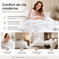 ☁️🛏️ Couette ultra-douce haut de gamme – Tissu haute densité 60s, garnissage polyester soyeux, thermorégulatrice pour une nuit parfaitement tempérée 🌙💤