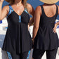 Maillot de Bain Tankini Fluide pour Femmes avec Shorty