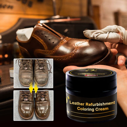 👟🛋️ Peinture pour cuir tout-en-un — Répare et recolore, 11 couleurs, redonnez vie aux chaussures, canapés, voitures et sacs, le kit complet pour effacer les traces du temps sans changer vos meubles 🎨🧰