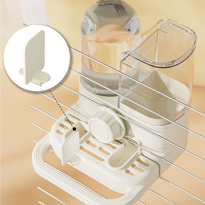 🐦💧 Plus de 32 000 vendus ! Mangeoire abreuvoir automatique 2-en-1 – Design gain de place, réservoirs transparents, idéal pour perruches, canaris & petits oiseaux, même pendant vos absences 🏖️✅