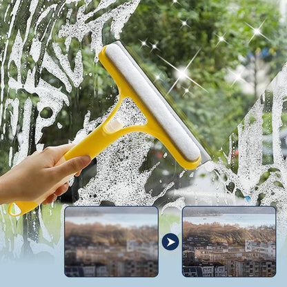 💧 Nettoyeur vitres 3-en-1 avec pulvérisateur intégré – Vaporisez et raclez en un seul geste, sans traces, pour fenêtres, miroirs et parois de douche 🚿🚗