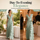 🌸👗 Robe maxi en mousseline col V et volants – Fluide, légère et romantique, la robe d’été parfaite des journées ensoleillées aux soirées étoilées ☀️🌙