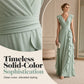 🌸👗 Robe maxi en mousseline col V et volants – Fluide, légère et romantique, la robe d’été parfaite des journées ensoleillées aux soirées étoilées ☀️🌙