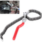 🔧⛓️ Clé à chaîne pour filtre à huile robuste – Couverture large 60-195 mm, chaîne renforcée, poignée confortable, pour voitures, camions et SUV 🚗🛠️