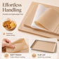 🍰🔥 Feuilles de papier sulfurisé alimentaire – Résistantes à haute température, anti-adhésives double face, pour pâtisserie, friture et cuisson sans nettoyage 🧁🧼