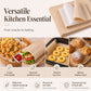 🍰🔥 Feuilles de papier sulfurisé alimentaire – Résistantes à haute température, anti-adhésives double face, pour pâtisserie, friture et cuisson sans nettoyage 🧁🧼