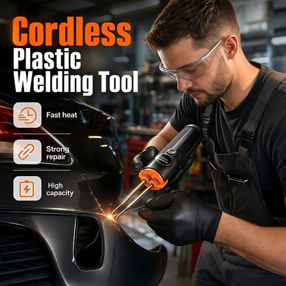 🔋💪 Soudeur plastique portable – Sans fil, température réglable, idéal pour le bricolage, la carrosserie et les réparations du quotidien 🏠⚙️