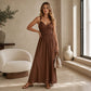 💐👗 Maxi robe empire à bretelles – Taille haute flatteuse, tissu léger, disponible en plusieurs coloris, pour une allure bohème chic en un instant 🌾🕊️