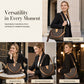 👜💼 Sac seau chic femme – PU monogramme vintage, bandoulière réglable, l’élégance pratique du bureau au quotidien, sans effort 🌸🏙️