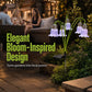 💐💡 Lampes solaires fleurs décoratives – S’illuminent automatiquement la nuit, lumière chaude et douce, transforment votre jardin ou balcon en conte de fées lumineux 🌙🌷