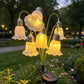 💐💡 Lampes solaires fleurs décoratives – S’illuminent automatiquement la nuit, lumière chaude et douce, transforment votre jardin ou balcon en conte de fées lumineux 🌙🌷