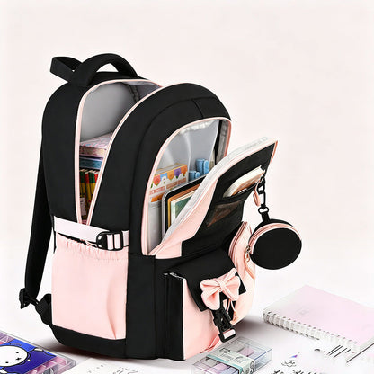 🗂️🎒 Cartable multi-compartiments – Poche ordinateur ou cahier, porte-gourde, organisation parfaite, résiste à la pluie et aux glissades dans la cour de récré, le roi de la rentrée scolaire 🌧️⚽