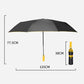 🛡️☀️ Parapluie automatique anti-UV – Toile vinyle imperméable, armature acier renforcée, ne craint ni les rafales du mistral ni les rayons du soleil marseillais 🌬️🌞