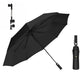 🛡️☀️ Parapluie automatique anti-UV – Toile vinyle imperméable, armature acier renforcée, ne craint ni les rafales du mistral ni les rayons du soleil marseillais 🌬️🌞