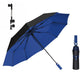 🛡️☀️ Parapluie automatique anti-UV – Toile vinyle imperméable, armature acier renforcée, ne craint ni les rafales du mistral ni les rayons du soleil marseillais 🌬️🌞