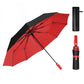 🛡️☀️ Parapluie automatique anti-UV – Toile vinyle imperméable, armature acier renforcée, ne craint ni les rafales du mistral ni les rayons du soleil marseillais 🌬️🌞
