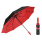 🛡️☀️ Parapluie automatique anti-UV – Toile vinyle imperméable, armature acier renforcée, ne craint ni les rafales du mistral ni les rayons du soleil marseillais 🌬️🌞