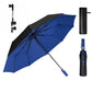 🛡️☀️ Parapluie automatique anti-UV – Toile vinyle imperméable, armature acier renforcée, ne craint ni les rafales du mistral ni les rayons du soleil marseillais 🌬️🌞