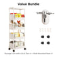 🛒📦 Chariot de rangement fin à roulettes – Se glisse dans les espaces étroits, gain de place maximal, idéal pour la cuisine, la salle de bain et la buanderie 🏠🧴