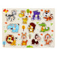 🧩🌳 Puzzle à chevilles Montessori en bois – Poignées adaptées aux petites mains, couleurs vives, développe la motricité fine et la coordination œil-main 👶🧠