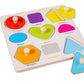🧩🌳 Puzzle à chevilles Montessori en bois – Poignées adaptées aux petites mains, couleurs vives, développe la motricité fine et la coordination œil-main 👶🧠