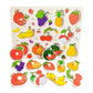 🧩🌳 Puzzle à chevilles Montessori en bois – Poignées adaptées aux petites mains, couleurs vives, développe la motricité fine et la coordination œil-main 👶🧠