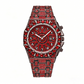 ⌚💎 Montre quartz luxe scintillante homme – Boîtier 48 mm, strass éclatants, verre anti-rayures, le bijou d’affirmation qui sublime votre poignet au quotidien 🌟💪