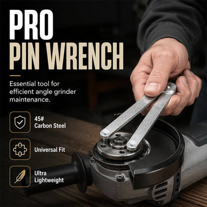 🔧⚙️ Clé multifonction pour meuleuse d’angle – Compatible multi-marques, acier renforcé, changez vos disques à tronçonner ou à poncer en un clin d’œil sans outil supplémentaire ⏱️💪