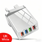 🔌🔋 Adaptateur USB secteur universel 4-en-1 – Charge plusieurs appareils à la fois, format compact, le compagnon idéal pour la maison, le bureau et les voyages 🚀