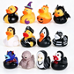🎁🎉 Lot de canards festifs – Thème citrouille, fantôme et vampire, idéal pour animer une fête d’anniversaire, remplir un panier cadeau ou occuper les enfants pendant le bain les soirs d’automne 🍂🍬
