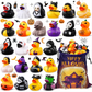 🎁🎉 Lot de canards festifs – Thème citrouille, fantôme et vampire, idéal pour animer une fête d’anniversaire, remplir un panier cadeau ou occuper les enfants pendant le bain les soirs d’automne 🍂🍬