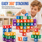 🔤🧲 Cubes magnétiques alphabet et chiffres – Grands blocs faciles à saisir, aimant puissant, pour apprendre les lettres et les nombres en s’amusant sur le frigo ou le tableau 🧒📚